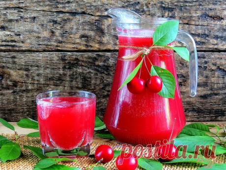 Вишневый очень вкусный квас