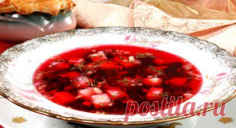 Свекольный суп под &quot;крышечкой&quot;. - Рецепты - Доставка пиццы, обедов, суши, питьевой воды домой и в офис, банкет, кейтеринг, организация мероприятий в Петербурге