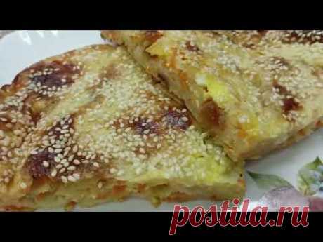 ВКУСНЕЙШИЕ СЛОЁНЫЕ ЛЕПЁШКИ СО СЛАДКОЙ НАЧИНКОЙ!!!
