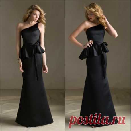 Красивые черные платья 2017-2018: фасоны, модные черные платья новинки фото