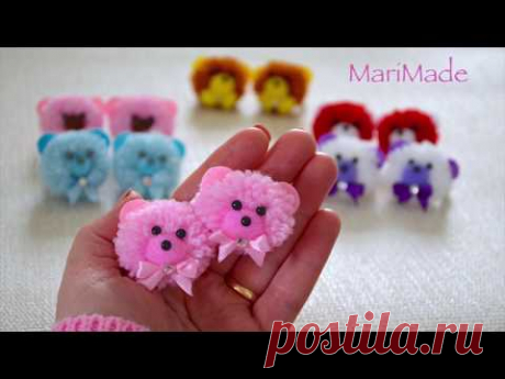 Мимишные Мишки Резинки Легко и Быстро МариМейд Cute Bears Hair Bands