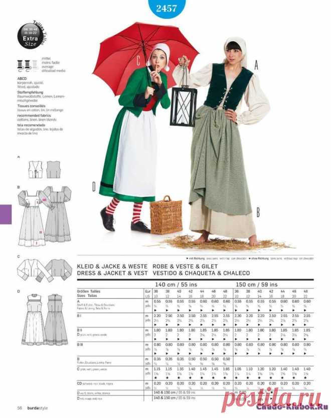 Burda Style Collection karneval 2017 | ЧУДО-КЛУБОК.РУ