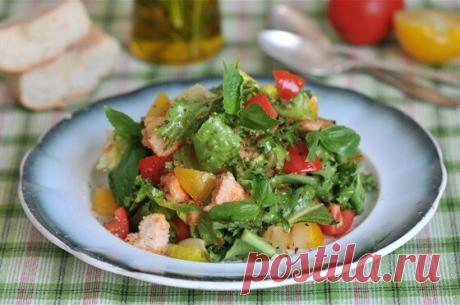 Салат «Панцанелла» | Еда.ру | Яндекс Дзен