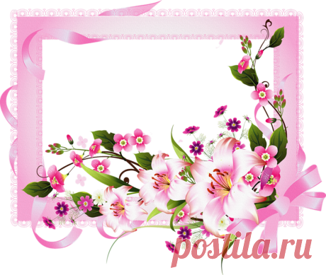 Цветочные рамочки