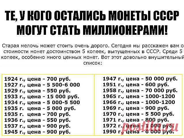 Те, у кого остались монеты СССР, могут стать миллионерами