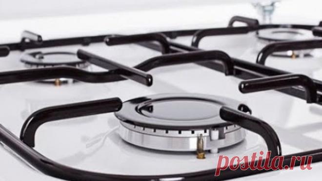 Мои решетки на газовой плите всегда сверкают. Все спрашивают, как я их чищу. Рассказываю секрет