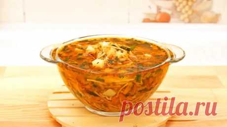 Простой суп с жареной вермишелью, картошкой и зажаркой - Будет вкусно - Медиаплатформа МирТесен