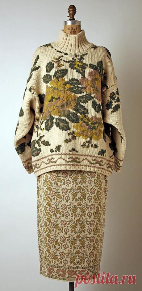 Vintage 1983 wool Ensemble by Jean Paul Gaultier, French - still looks great today