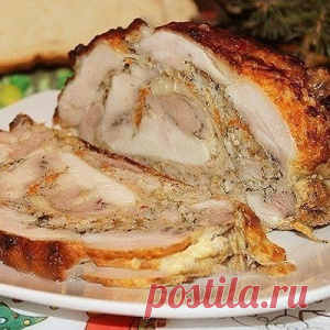 Отличный вариант для пикника: куриный рулет с фаршем - МирТесен