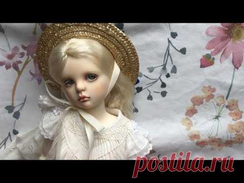 [bjd hat making] - a boater hat for ail mini daryl