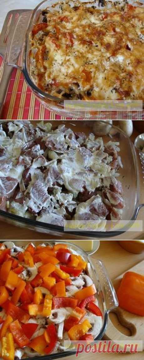 Мясо по-капитански - пошаговый рецепт с фотоКулинарные рецепты