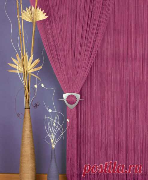 Как добавить легкости с помощью нитяных штор для декорирования окна