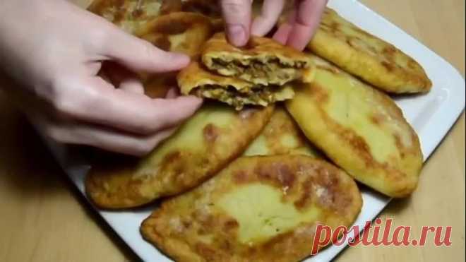 КАРТОФЕЛЬНЫЕ ПИРОЖКИ С ФАРШЕМ–рецепт пирожков, жареных на сковороде
