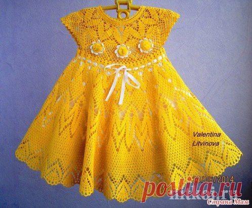 Комплект «Солнышко» крючком от Валентины Литвиновой Описание: http://nitkoj.ru/platye-sarafanchiki/1549-komplekt-solnyshko-kryuchkom-ot-valentiny-litvinovoy.html