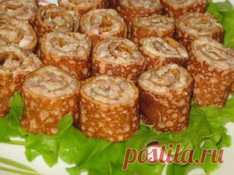 Закусочные томатные блинчики Пенёчки