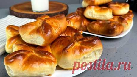 БУЛОЧКИ "Конвертики с творогом"! Пеку тазами, потому что очень ВКУСНЫЕ и съедаются молниеносно!