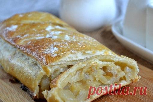 ГРУШЕВЫЙ ШТРУДЕЛЬ 
Настоящее объедение 

ИНГРЕДИЕНТЫ:
● Тесто слоеное дрожжевое — 200 Грамм
Показать полностью…