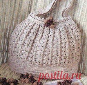 Пляжная сумка крючком. Вязаные крючком сумки схемы | Laboratory household