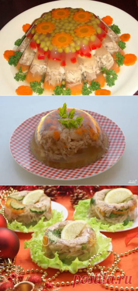 Заливное из курицы - рецепт с фото / Простые рецепты