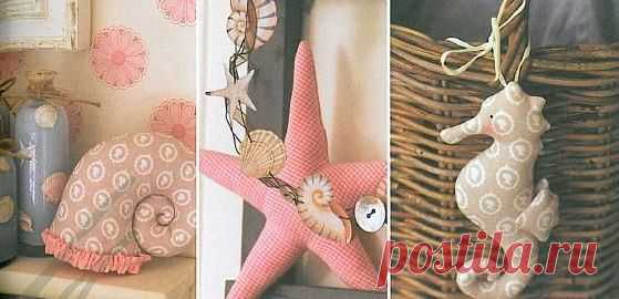 ракушка тильда, морской конек тильда выкройка и песчаный замок | тильда мастер (тильдамастер)