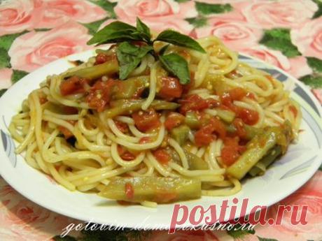 Паста с баклажанами в томатном соусе | Готовим Дома Вкусно