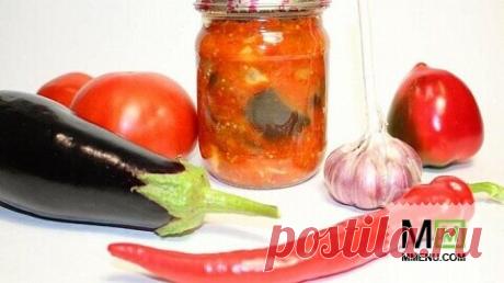 Лечо из баклажанов и шампиньонов