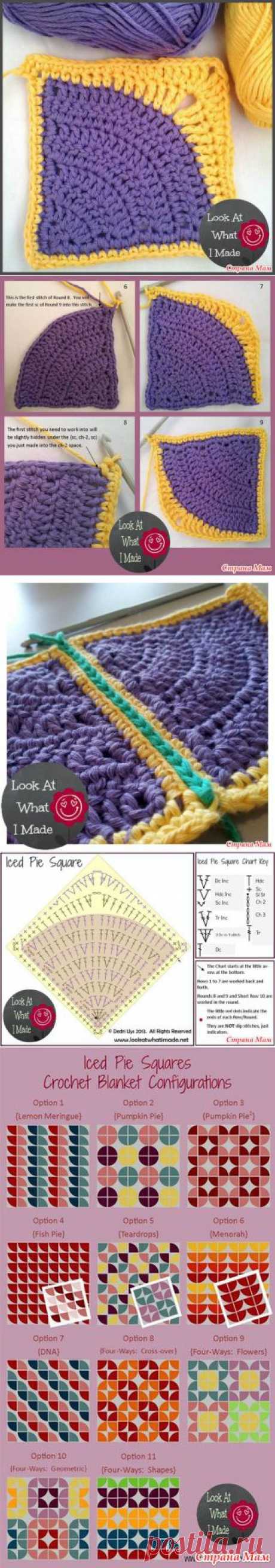 Оригинальный мотив для пледа - Клуб рукоделия - Страна Мам