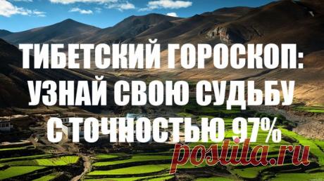 ТИБЕТСКИЙ ГОРОСКОП: УЗНАЙ СВОЮ СУДЬБУ С ТОЧНОСТЬЮ 97%