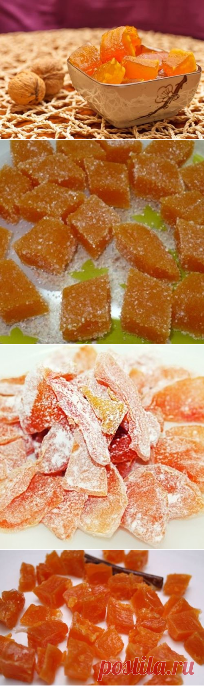 Цукаты из тыквы / Простые рецепты