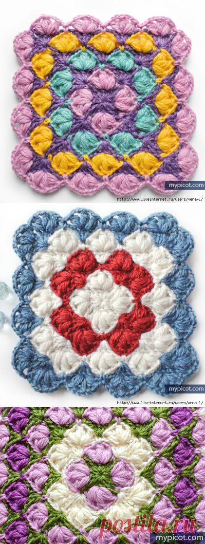 Узор для квадратного пледа