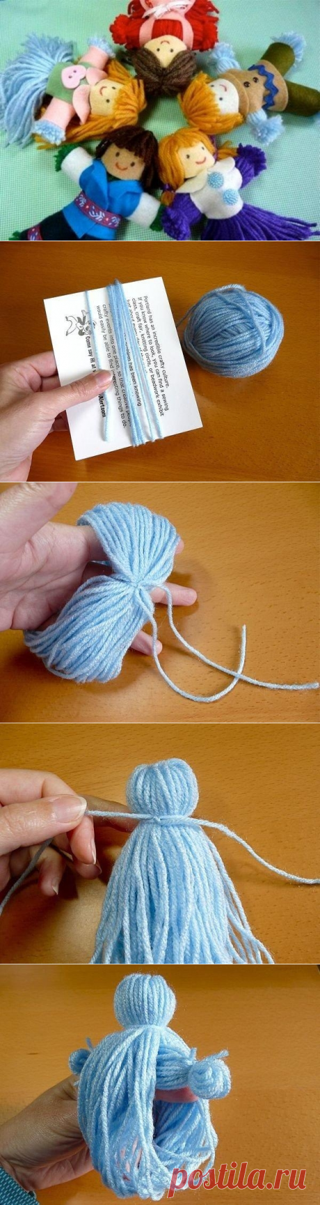 Кукла из ниток