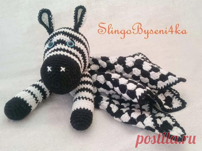Бесплатный мастер-класс по вязанию Комфортер Зебра крючком. Автор описания - @slingobyseni4ka. 🧶Схемы вязания игрушек IRINELY.ART🧵