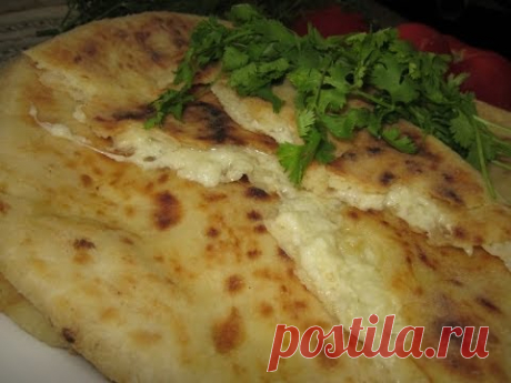 Рецепт - Лепёшки с сыром ( хачапури по-имеретински)