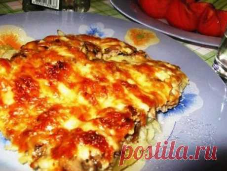 Мясо "по-французски" из куриного фарша