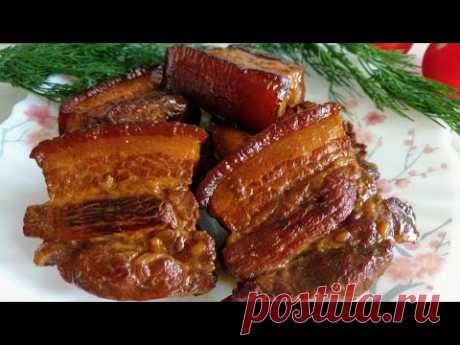Как приготовить сало по китайски! Пальчики оближешь😋