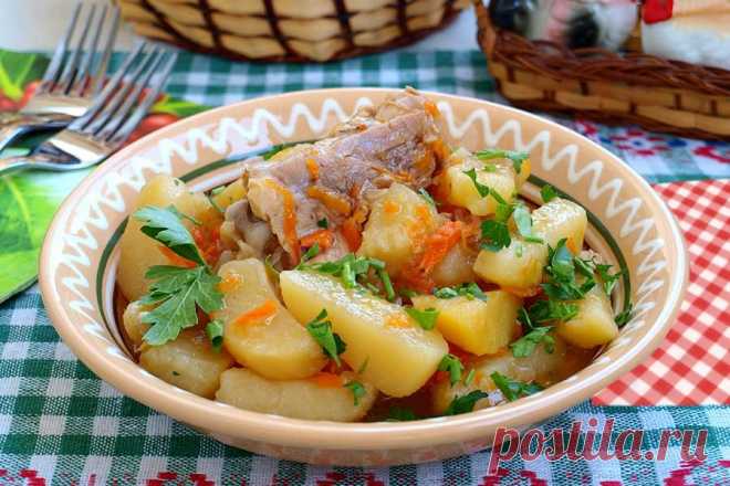 Жаркое из курицы в мультиварке рецепт с фото - 1000.menu