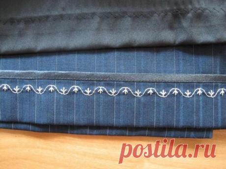 Подгибка юбки Модная одежда и дизайн интерьера своими руками