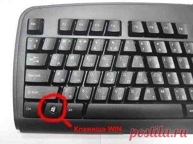 ПОЛЬЗА ОТ КЛАВИШИ WIN НА КЛАВИАТУРЕ