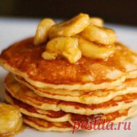 Банановые оладьи на кефире рецепт – русская кухня, детское меню: выпечка и десерты