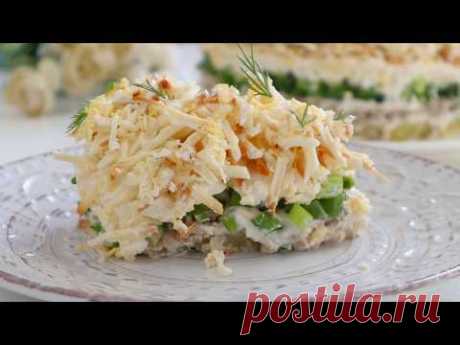 Вместо МИМОЗЫ На Новый Год!!🎄САЛАТ "КУЧЕРЯВЫЙ ВАНЯ" /Свежий Необычный Вкус