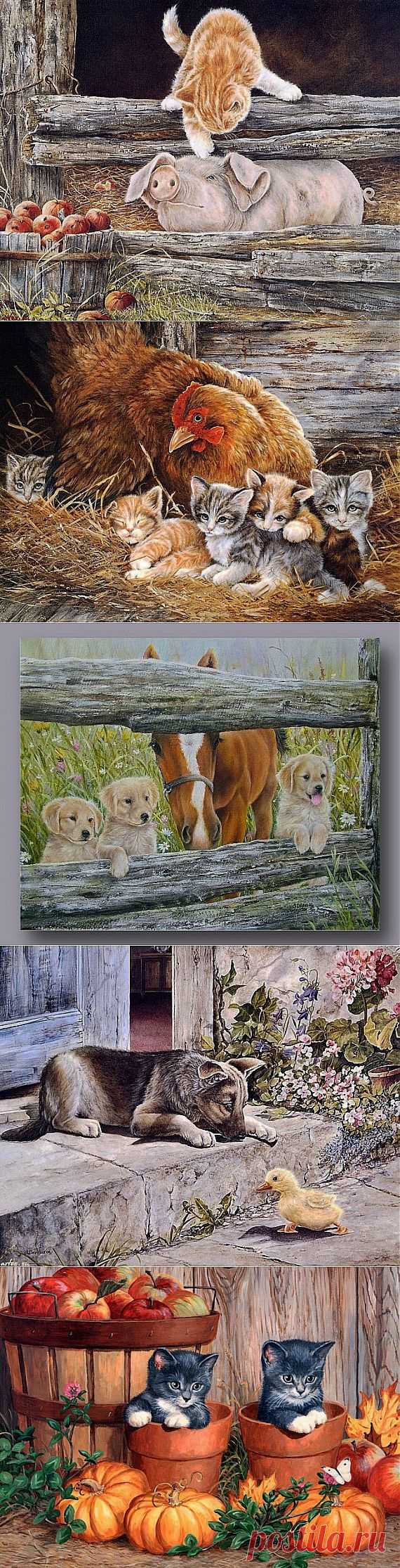 Картинки. Милые животные. / Декупаж. Мастер-классы / PassionForum - мастер-классы по рукоделию