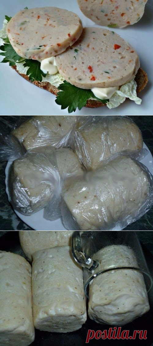 ДОМАШНЯЯ КОЛБАСА В КРУЖКЕ