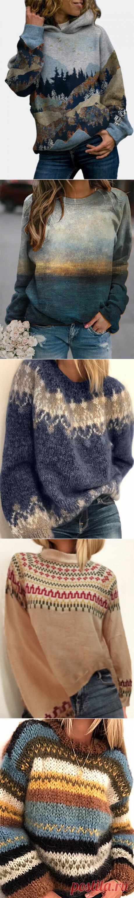 Winter Print Women Outfits ТОЛЬКО ДЛЯ ВАС 344704 - NEWCHIC