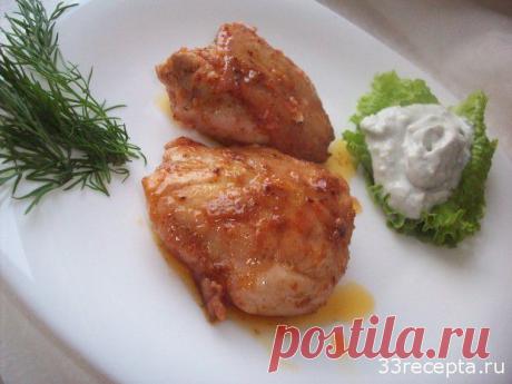 Курица в азиатском соусе..