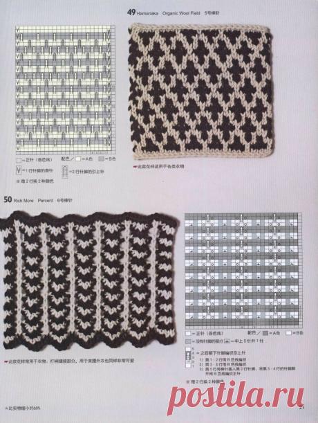 АЛЬБОМ «KNITTING 150 DESIGNS (WRITTEN IN JAPANESE, CHARTS)»