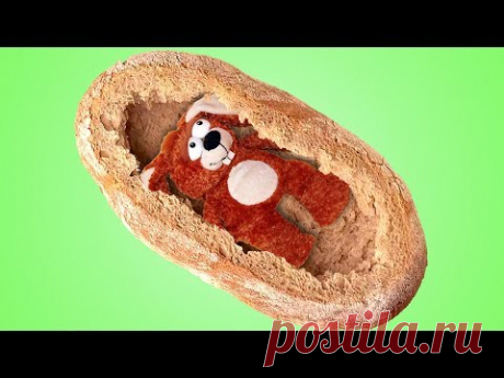 Вот как мы приотовили необычное, сытное и вкусное блюдо - Фальшивый заяц в хлебе. Ставьте лайк и подписывайтесь на наш канал!Ищите наc на Facebook: facebook....