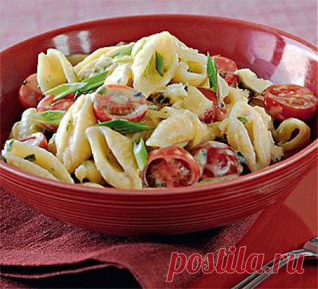 Ракушки с соусом из четырех сыров, второе блюдо. Пошаговый рецепт с фото на Gastronom.ru