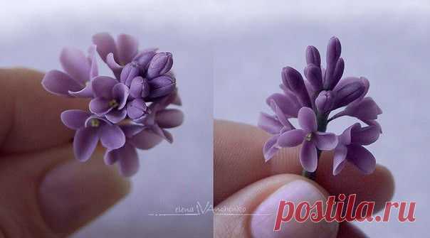 Лепим сирень. Очень красиво!