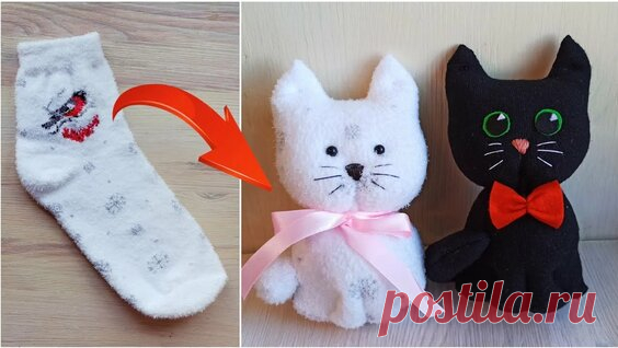 Восхитительные Котики из Носков DIY - поиск Яндекса по видео