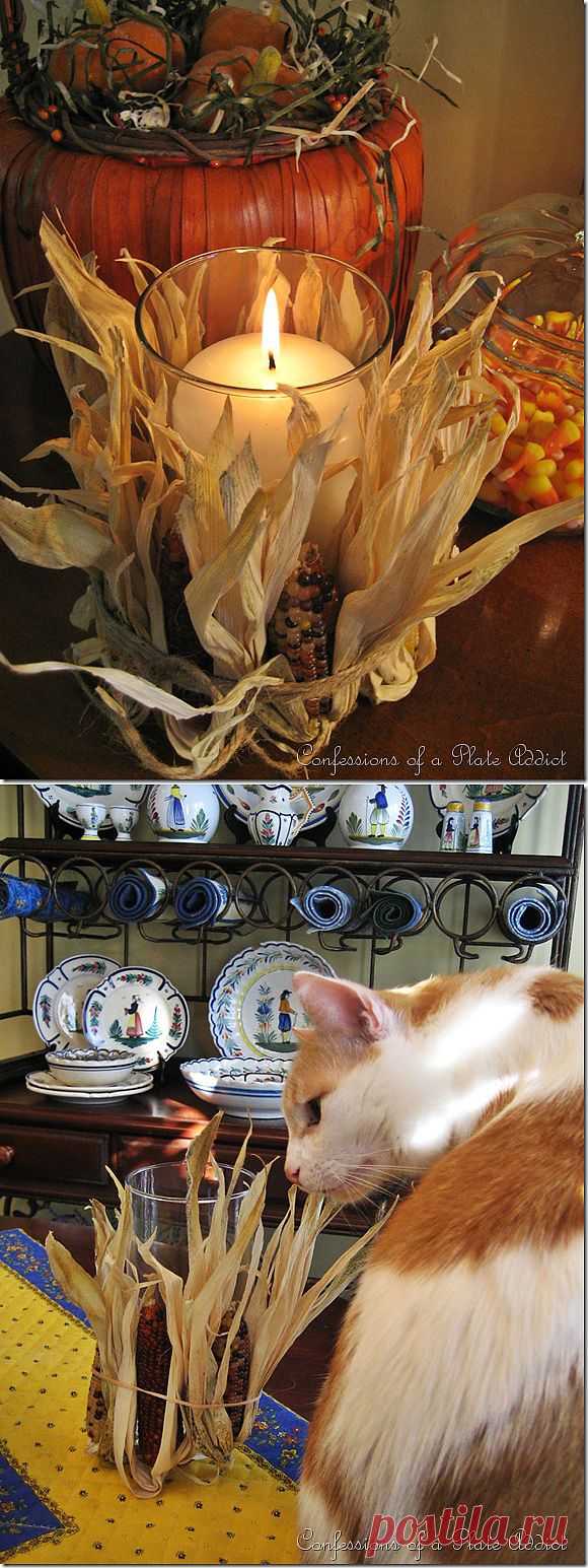 Осенний декор для наших интерьеров поможет нам сохранить радостный настрой..